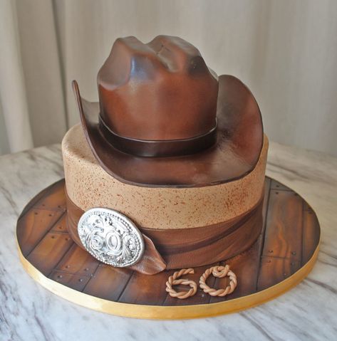 Cowboy Hat Cake, Cowboy Boot Cake, Western Theme Cakes, Cowboy Birthday Cakes, Horse Birthday Cake, Cowgirl Cakes, Cowboy Cakes, Cake Liner, Hat Cake