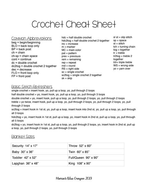 PDF Crochet Cheat Sheet.pdf - Google Drive Crochet Stiches Charts Cheat Sheets, Crochet Cheat Sheet, Crochet Stitches Cheat Sheet, Crochet Hacks, Crochet Dreams, Blue Crayon, Crochet Classes, Crochet Hack, Crochet Goodies