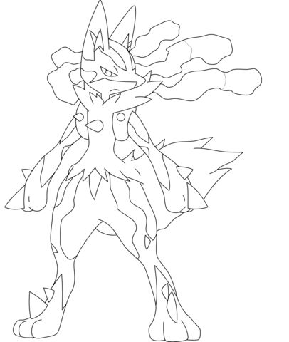 Zoroark Pokemon, Rayquaza Pokemon, Pokemon Mega, Mega Lucario, Lucario Pokemon, Frozen Coloring Pages, Pokemon Sketch, Naruto Sketch Drawing, Shark Coloring Pages