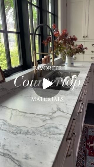 Sarah Robertson on Instagram: "Some of the most robust countertop materials we’ve used are also some of the prettiest…  I was inspired by our Olympic gymnasts to do a post about resilience…were you in there with me, inspired to tears last night?🥹  So since you probs don’t care about my Olympics commentary, I’ll pivot to kitchen winners. These 3 have been jaw dropping pretty and tough as nails too:  1–opus white quartzite.  Blue gray veining reminiscent of marble, but none of the etching  2–Calacatta Paonazza with Anti Etch by More surfaces—dramatic, subtle, elegant, and no etching  3–Laminam porcelain—, warm black tones, natural stone look, impervious, great for hard working prep areas  Would any of these fit with your kitchen plans?  This music was written for Suni Lee by Lindsey Stirlin White Macaubas Quartzite Kitchen, White Macaubas Quartzite Countertops, Gray Quartzite Countertops, Quartzite Kitchen Countertops, White Macaubas Quartzite, White Quartzite Countertops, Porcelain Countertops, White Quartzite, Marble Countertops Kitchen