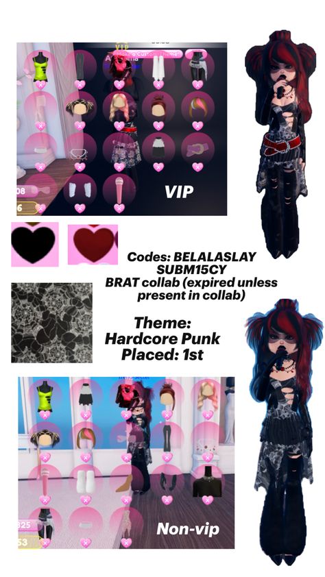 Anyone is free to use this outfit ! Hardcore Outfits, Punk Dress, Hardcore Punk, Custom Theme, Punk Outfits, Try Harder, Dress To Impress, Dress Outfits, Color