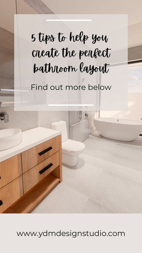 Whether you're a large family or living on your own, having a bathroom that functions properly can make a big difference to your morning and evening routing. A well functioning bathroom starts with a properly designed and thought out layout that makes the most of the available space. And to help you create the perfect bathroom layout, I have put together some tips below Optimal Bathroom Layout, Large Bathroom Ideas Layout, Big Bathroom Layout, Large Square Bathroom Layout Master Suite, Large Family Bathroom Ideas, Shared Ensuite Bathroom Layout, Large Bathroom Layout, 7 Foot Bathroom Vanity Drawing, Rectangular Bathroom Layout