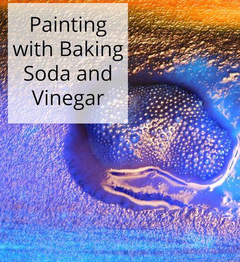 Painting With Baking Soda, Baking Soda Art, Paint With Baking Soda, Baking Soda Paint, Paint For Kids, Diy Hobbies, Art Recipes, Baking Soda And Vinegar, Craft Recipes