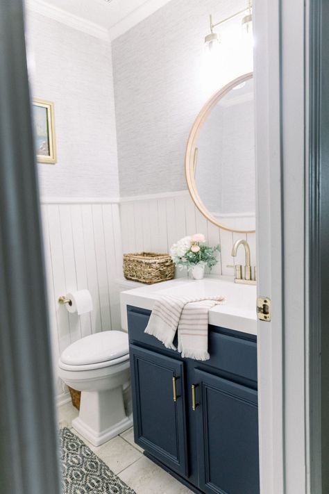 Powder Room Reno, Powder Room Renovation, Powder Room Remodel, Powder Bathroom, Powder Room Makeover, Bathroom Transformation, Powder Room Decor, Powder Room Design, Colors Schemes