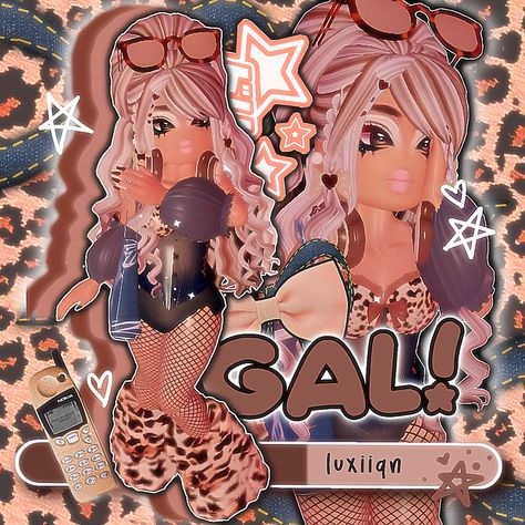 Gyrua Royale High, Royale High Gyaru Outfit Ideas, Gyaru Royale High Face Tutorial, Rh Gyaru Face, Gyaru Rh Outfits, Gyaru Face Royale High, Royale High Gyaru Fits, Gyaru Fashion Royale High, Royal High Gyaru Outfits