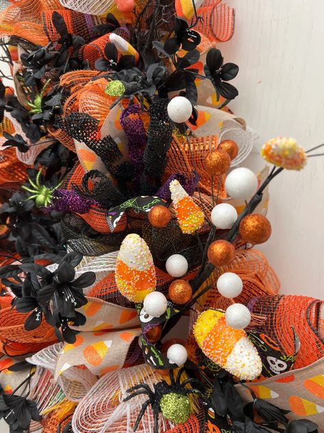 Who says candy corn is just for Halloween?? Fake that is...! 😛 #wreaths #craftshow #crafts #craftstagram #wreathmaker #wreath #fallvibes #fallstyle #fall #falldecor #autumndecor #Christmas #christmas #Halloween #halloween #halloween🎃 #halloweenfun #halloween2024 #halloweendecor Craftshow Crafts, Wreath Maker, Halloween Halloween, Candy Corn, Christmas Christmas, Christmas Halloween, Fall Vibes, Halloween Fun, Fall Decor