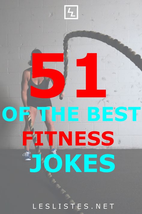 You might not be laughing when you are lifting weights at the gym. However, that doesn't mean that fitness isn't funny. Check out the top 51 fitness jokes. #jokes #fitness Exercise Jokes Hilarious, Fitness Humor Hilarious, Exercise Jokes, Workout Jokes, Funny Workout Pictures, Fitness Quotes Funny Gym Humor, Fitness Jokes, Fitness Images, Body Facts