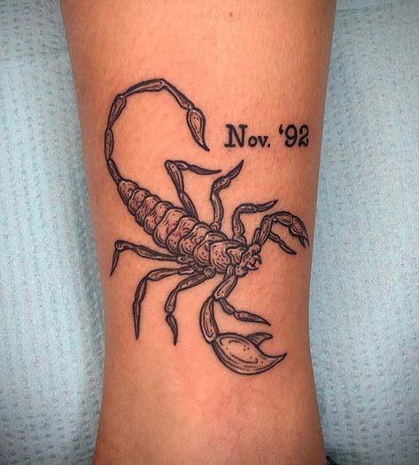 Scorpio Sign Tattoos, Scorpio Tattoos, Small Tattoos Ideas, Scorpio Zodiac Tattoos, Tato Henna, Girl Arm Tattoos, Scorpio Tattoo, Sharpie Tattoos, Clever Tattoos