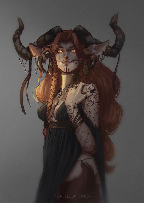 Perfect Human Art, Dnd Character Inspiration Warlock, Minotaur Woman Art, Fairy Goddess Art, Goth Druid Dnd, Cool Dnd Characters, Character Design With Tattoos, Sci Fi Male Character Design, D&d Character Concepts