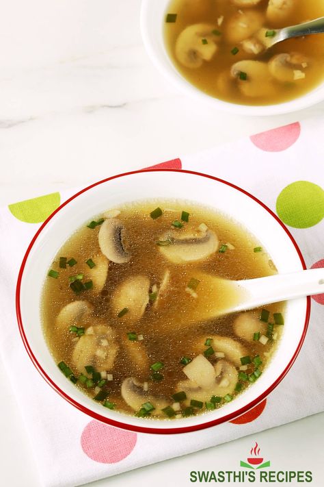 Clear Soup Recipe (Clear Vegetable Soup) Clear Soup Recipe, Clear Broth Soups, Clear Vegetable Soup, Liquid Diet Recipes, Clear Liquid Diet, Soup Making, Clear Soup, Easy Veggie, Liquid Diet