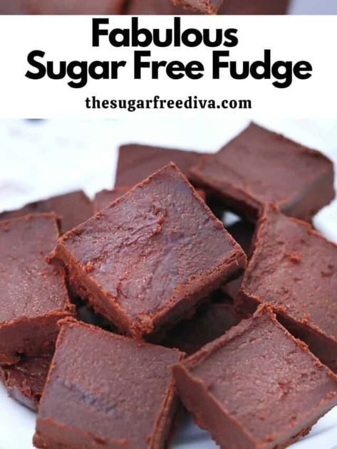 Sugar Free Fudge Sugar Free Fudge Recipe, Dairy Free Fudge, Sugar Free Fudge, Sugar Free Desserts Easy, Drop Cookie, Drop Cookie Recipes, Peanut Butter Fudge Easy, Keto Fudge, Fudge Ingredients