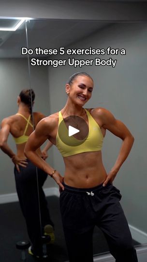 3.5K views · 165 reactions | Do these 5 exercises for a Stronger Upper Body 💪🏼 Dumbbell Only 🔥 #strengthtraining #strengthtrainingforwomen #shoulders #upperbodyworkout #dumbbellworkout | Hayley Madigan | Steve Lima · I Want You To Stay Arms Shoulders Back Workout, Build Upper Body Strength For Women, Push Day Workout Women Gym, Shoulders Chest Tricep Workout, Arm And Shoulder Workout Women, Arms And Chest Workout, Biceps Workout For Women, Chest Workout Women Gym, Back And Bicep Workout Dumbell