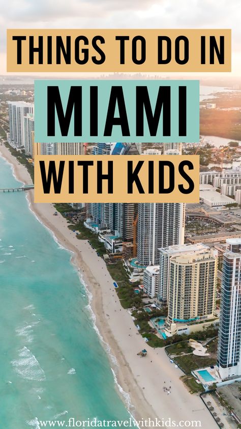 Here are the best things to do in Miami with kids. You can easily plan a family-friendly Miami vacation! #floridatravelwithkids #miamivacation #miamiwithkids Things To Do In Miami With Kids, Miami With Kids, Foodie Travel Usa, Miami Holiday, Florida Activities, Best Beach In Florida, Things To Do In Miami, Miami Vacation, Family Vacay