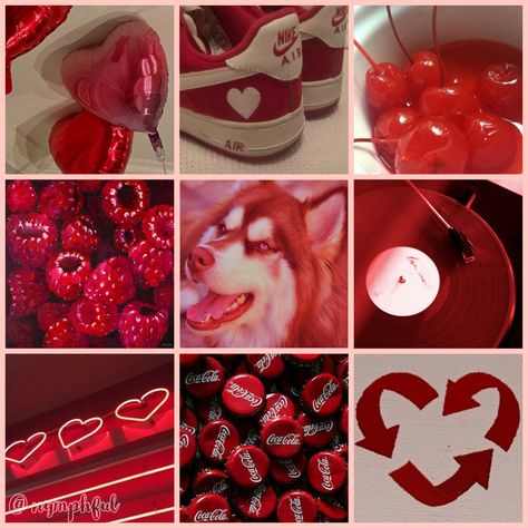 Raspberry Moodboard, Red Characters Aesthetic, Hot Pink Moodboard, Strawberry Moodboard, Pride Moodboard, Scene Moodboard, F2u Moodboards, Love Moodboard, Red Moodboard