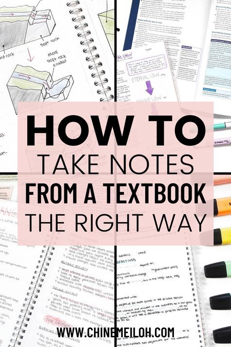 How To Study And Take Notes, How To Take Good Notes From A Textbook, Taking Notes From Textbook Tips, Taking Notes From A Textbook, How To Make Notes From Textbook, Textbook Notes Ideas, How To Take Chapter Notes, How To Outline A Chapter Textbook, How To Revise From A Textbook