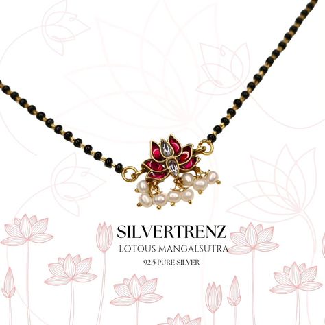 ✨ Embrace tradition with our 92.5 Pure Silver Gold-Plated Lotus Mangalsutra, a timeless piece of elegance! 🌸 DM us to place your order or visit our store. Enjoy free shipping across India with COD available! #SilverJewelry #GoldPlated #LotusMangalsutra #MangalsutraDesign #EthnicJewelry #JewelryAddict #TraditionalJewelry #IndianJewelry #JewelryGram #ViralJewelry #BridalJewelry #WeddingJewelry #JewelryLover #JewelryTrends #TrendingNow #ShopNow #FreeShipping #CashOnDelivery #JewelryGoals Lotus Mangalsutra, Mangalsutra Designs, Traditional Jewelry, Ethnic Jewelry, Jewelry Lover, Pure Silver, Jewelry Trends, Indian Jewelry, Timeless Pieces