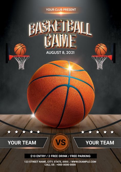 Basketball Competition Poster, Basketball Schedule Template, Basketball Schedule Poster, Sports Competition Poster, Basketball Flyer Design, Poster Basket, Basketball Poster Ideas, Basketball Poster Design, Sports Day Poster