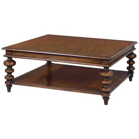 1stDibs: Antique and Modern Furniture, Jewelry, Fashion & Art Coffee Table Top View, Rustic Square Coffee Table, Turned Leg Coffee Table, Square Wood Coffee Table, Large Square Coffee Table, Coffee Table Walnut, Classic Coffee Table, Traditional Coffee Table, Ogee Edge