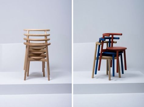 The Stylish Stacking Chairs You Need In Your Life Stackable Chairs Overstock, Stacking Chair Design, Stool Stackable, Masters Chair, Eiffel Chair, Tall Chairs, Stackable Dining Chairs, Unique Furniture Pieces, Versatile Furniture