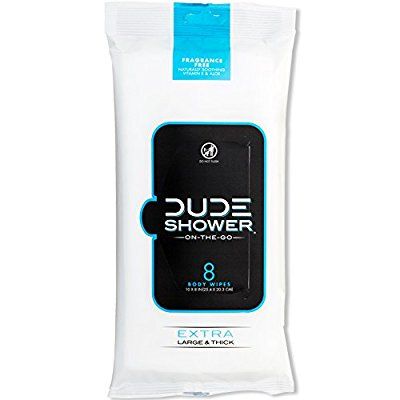 DUDE Shower Body Wipes, Unscented, Naturally Soothing Aloe and Hypoallergenic (9 Packs, 8ct Per Pack) Shower Replacement, Dude Wipes, Body Wipes, Body Shower, Cleansing Wipes, Bath Brushes, Wet Wipe, Baby Wipes, Skin Care Moisturizer