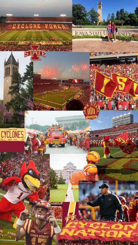 iowa state cyclones aesthetic #backgroundwallpaper #wallpaper #iowastate #cyclone #cyclones #isu #football #collegefootball Ames Iowa, Dream College, Iowa State Cyclones, Nebraska Cornhuskers, Iowa State, College Football, Nebraska, Iowa, Wallpaper Backgrounds