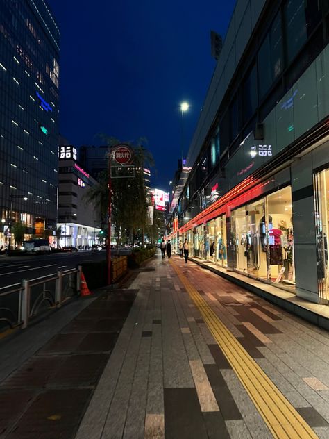 Japan Asthetics Photos, Japan Night Life Aesthetic, Late Night Tokyo Aesthetic, Japan City Aesthetic Night, Japan Street Aesthetic Night, Downtown Tokyo At Night, Japan Night, Ginza Tokyo, Night City