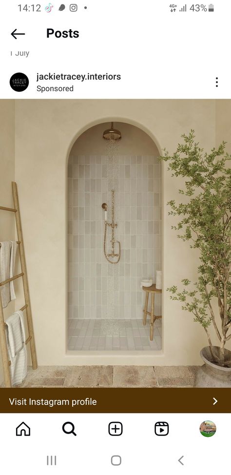 Arch Bathtub Alcove, Arched Shower Opening Small Bathroom, Small Alcove Shower Ideas, Shower With Arched Entry, Shower In Alcove, Arched Bathtub Alcove, Arch Shower Entry, Tuscany Bathroom, Shower Nook