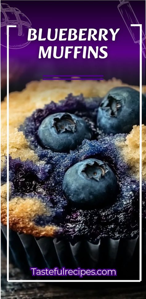 These homemade blueberry muffins are light, fluffy, and bursting with sweet, juicy blueberries in every bite! Perfect for breakfast, brunch, or a sweet snack, they’re easy to make and sure to please everyone. #BlueberryMuffins #Baking #MuffinRecipe #HealthyBreakfast #EasyBaking #BlueberryBaking #BrunchIdeas Bakery Style Blueberry Muffins, Homemade Blueberry Muffins, Healthy Dessert Options, Creamy Pudding, Decadent Cakes, Dessert Options, Blueberry Muffins, Desserts Recipes, Easy Food To Make