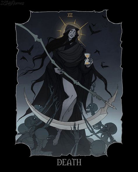 Reaper Drawing, Halloween Illustration, Tarot Art, Goddess Art, Gothic Art, Tarot Card, Tarot Decks, Dark Fantasy, Tarot Cards