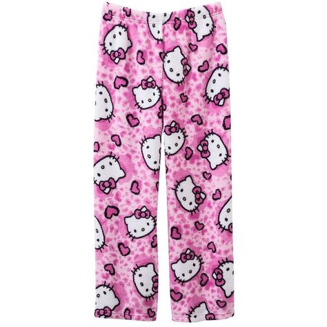 Hello Kitty Heart Cheetah Plush Pajama Pants Girls ($9.60) ❤ liked on Polyvore featuring pajamas Hello Kitty Pajama Pants, Girls Pajama Pants, Plush Pajama Pants, Kitty Clothes, Hello Kitty Clothes, Cute Pjs, Pink Hello Kitty, Cat Valentine, Cute Pajamas