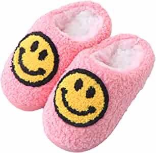 Slippers for women indoor and outdoor men open toe fluffy cute smiley face slippers Smile Face Slippers, Mens House, Smiley Face Slippers, Funny Smiley, House Cute, Cloud Slides, Cat Slippers, Shower Slippers, Cute Smiley Face