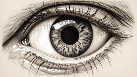 eyeball pictures to draw Eye Background, Realistic Eye Tattoo, Realistic Flower Tattoo, K Art, Filigree Tattoo, Realistic Eye Drawing, Butterfly Eyes, Eyeball Art, Eyes Artwork