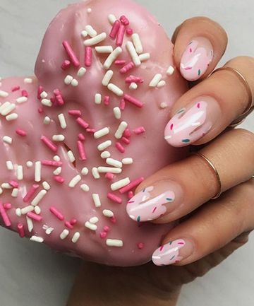 Princess Nail Designs, Princess Nail Art, Simple Nails Design, Sprinkle Nails, Nailart Glitter, Princess Nails, Easter Nail Designs, Gel Nails At Home, 11th Grade