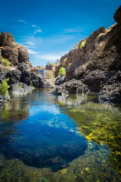 Bear Hole in Big Chico Creek | Upper Bidwell Park in Chico, CA Chico State University, Usa Trips, California Waterfalls, Chico State, California Pictures, Chico California, Swimming Hole, California Destinations, San Diego Travel