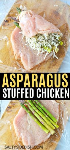 Easy Chicken Breast Recipe, Asparagus Stuffed Chicken, Asparagus Stuffed Chicken Breast, Asparagus Recipes Baked, Quick Family Meals, Easy Chicken Breast, Chicken Breast Recipe, Chicken Breast Recipes Easy, Chicken Asparagus