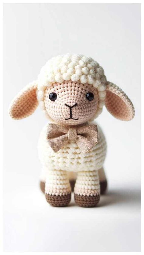 Crochet Patterns Sheep, Crochet Lamb Applique Free Pattern, Easy Crochet Sheep Free Pattern, Amigurumi Sheep Free Pattern, Lamb Crochet Pattern Free, Crochet Llama Pattern Free, Sheep Crochet Pattern Free, Crochet Lamb Free Pattern, Sheep Amigurumi Free Pattern