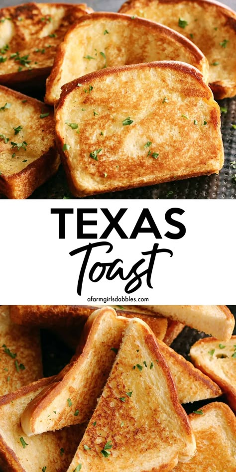 Homemade Texas Toast, Toast Garlic Bread, Texas Toast Bread, Flavorful Chicken Breast Recipes, Texas Toast Garlic Bread, Make Garlic Bread, Backyard Grill, Homemade Garlic Bread, Toast In The Oven