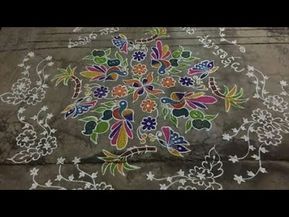 Rangoli For Ugadi, Small And Easy Rangoli, Ugadi Rangoli, Ugadi Muggulu, Kolam Dots, Easy Rangoli Design, Festival Rangoli, Rangoli Designs Latest, Rangoli Border