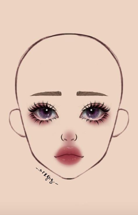 Bunny Makeup Aesthetic, Bunny Makeup Look, Zero Makeup, Arabic Eye Makeup, Taking Out The Trash, Bunny Makeup, Futuristic Makeup, Makeup Charts, Korean Makeup Tips