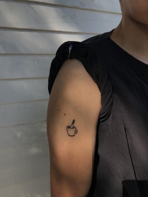 Car Seat Headrest Tattoo, Band Website, Indie Rock Band, Coffee Tattoo, Coffee Tattoos, Car Seat Headrest, Valentine Photography, First Tattoo, Indie Rock