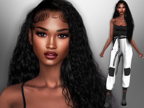 The Sims Resource - Edith Christman Sims 4 Cc African Hair, Women Hair Cc Sims 4, Free Sims 4 Cc Skin, The Sims 4 Black Hair Cc, Sims4 Alpha Hair, Sims 4 Hair Curly, Sims 4 Cc Alpha Skin, Sims 4 Female Sims Download, Sims 4 Realistic Hair