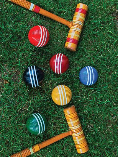 Croquet Today | The Saturday Evening Post Harry Potter Gryffindor Aesthetic, Bride And Prejudice, Wedding Sides, Croquet Set, French Crafts, Gryffindor Aesthetic, Oliver Wood, The Saturday Evening Post, Horse Back Riding