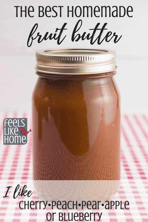 How To Make Pear Butter, Cherry Butter Recipe, Blueberry Butter Recipe, Eaten Apple, Cherry Butter, Freezing Recipes, Fruit Butters, Fruit Butter, Pear Sauce