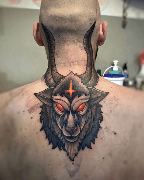 Tattoo Satanic Tattoo Ideas, Satanic Tattoo Design Ideas, Satanic Tattoo Design, Side Piece Tattoos, Satanic Tattoo, Throat Tattoos, Satanic Tattoos, Side Neck Tattoo, Throat Tattoo