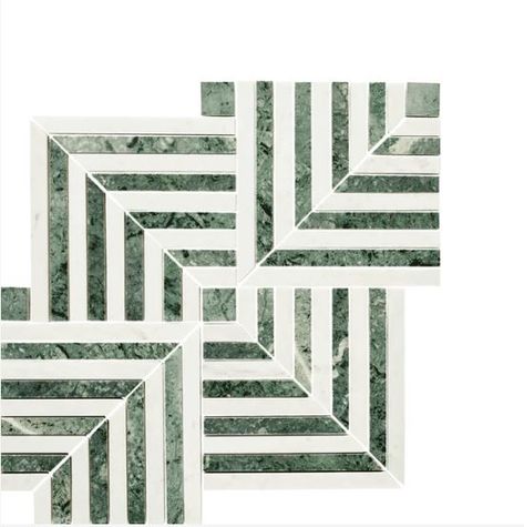 Modern Queenslander, Green Tile Backsplash, Floor Pattern Design, Paving Pattern, Wood Wall Design, Chevron Wall, Green Flooring, Design Palette, Marble Inlay