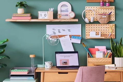 Where You Should Start Your Spring Cleaning, According to Experts Desk Organizer Ideas, Tidy Desk, Rolling File Cabinet, Hide Cords, Organizer Ideas, Desk Cabinet, Office Pictures, Writing Utensils, Set Of Drawers