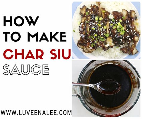 Char siu sauce is one of the most famous sauce in Chinese cuisine. Apparently, Char siu sauce is used to make char siu. However, it is so versatile that you can use it on pork, chicken or even tofu. Here the recipe and don't forget to check out the Char Char Siu Chicken, Char Siu Sauce, Pork Chicken, Char Siu, Rice Wine, Bbq Sauce, Asian Food, Dipping Sauce, The Recipe