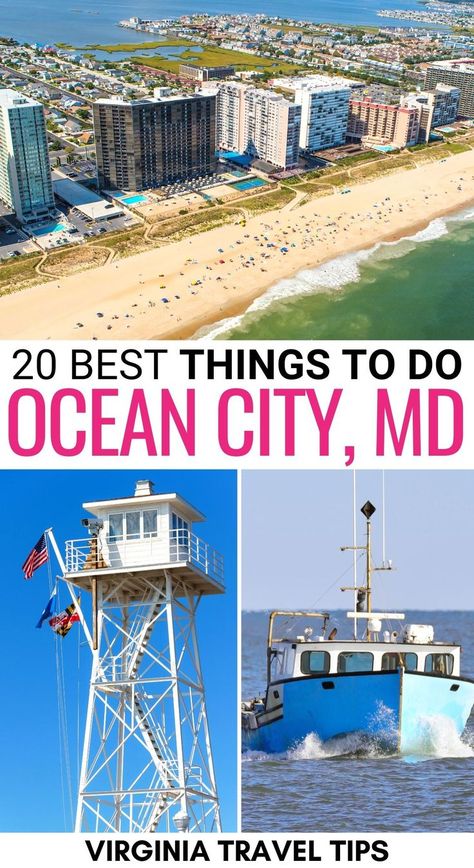 Ocean City Maryland Beach, Maryland Beaches, Beach Vacation Packing List, Virginia Travel, Ocean Kids, Vacation Locations, Bethany Beach, Ocean City Maryland, Ocean City Md