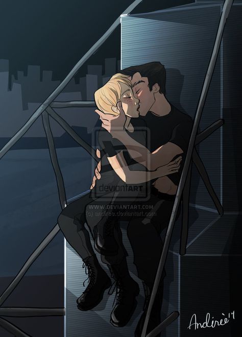 Tris Fanart, Tris And Four Fan Art, Divergent Drawings, Divergent Humor, Divergent Characters, Divergent Fan Art, English Pictures, Divergent Book Series, Divergent Tris