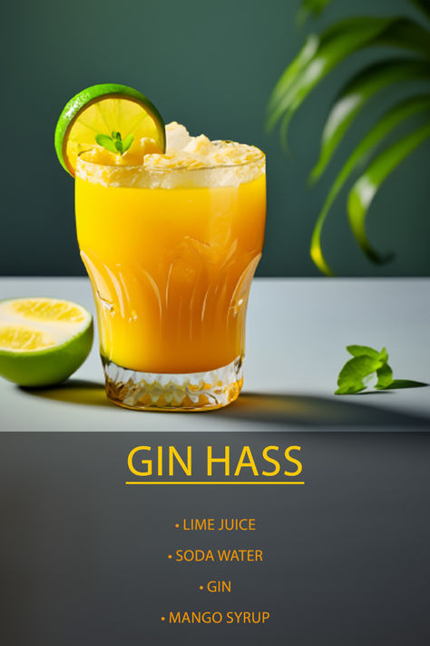 Cocktail Recipes At Home, Mango Syrup, Cocktail Party Food, Boozy Drinks, Shot Recipes, Wine And Liquor, Bar Menu, Food Trends, Alcohol Drink Recipes